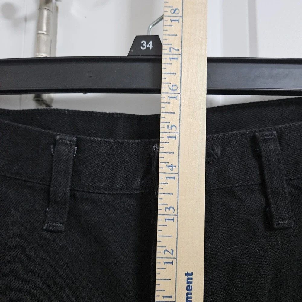 Wrangler Jeans Mens 44x30 Black Five Star Premium Denim Relaxed Fit Straight Leg